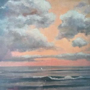 Sea At Sunset art studio by juggling daisies