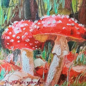 mushroom arts by art studio juggling daisies